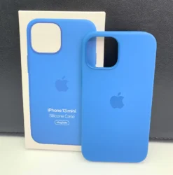 Apple IPhone 13 Mini Silicone Case, MagSafe - Blue Jay -Elektronikpunkt 75afd325613258deca1f2d97e78ce038