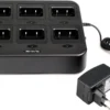 Retevis RT24 RT28 RT24V RT21 Walkie Talkie 6-Wege-Ladegerät Funkgerät Multi-Ladegerät Walkie Talkie Ladegerät Kann 6 Funkgeräte Oder 6 Batterieladegeräte (Schwarz) -Elektronikpunkt 77a22e5af25034c2c22121476fb14deb