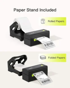 Inateck 4x6 Etikettendrucker 100mm*150mm, Mit Ständer, 50 Thermopapier-Etiketten, Reinigungsstift -Elektronikpunkt 78001723c824039bf08cedc76e9c50ae