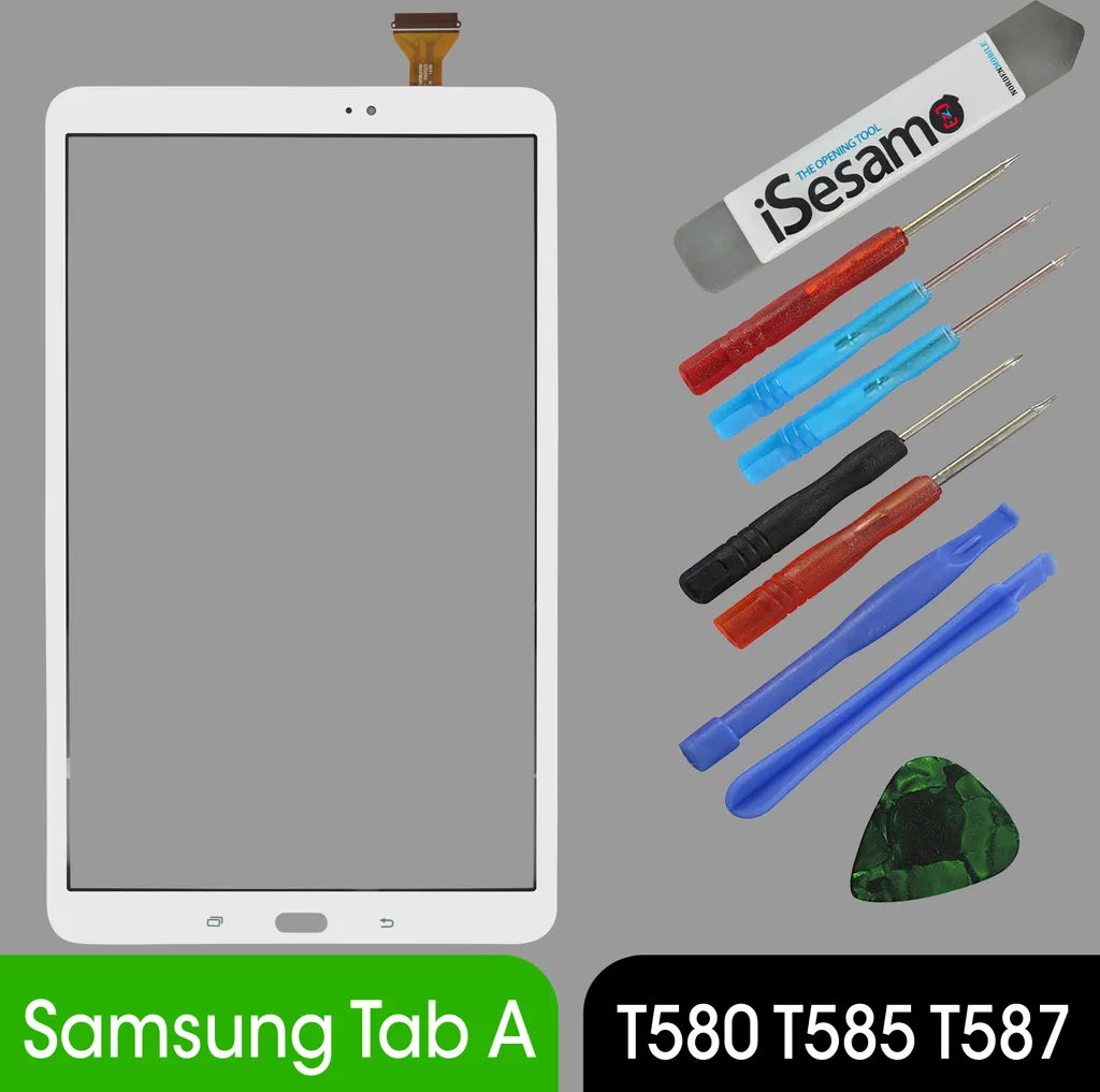 Samsung Galaxy TAB A-T580 Touchscreen Glas Display Digitizer Weiss 3 Samsung Galaxy TAB A-T580 Touchscreen Glas Display Digitizer Weiss