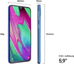 Samsung Smartphone 15cm (5,9 Zoll) A405F Galaxy A40, LTE, 64GB Speicher, Farbe: Blau 25 Samsung Smartphone 15cm (5,9 Zoll) A405F Galaxy A40, LTE, 64GB Speicher, Farbe: Blau -Elektronikpunkt 783007499b16cb1a7f872de45f7165e1