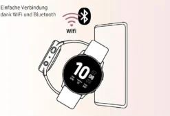 Samsung Smartwatch SM-R820NZ Galaxy Active2 Alu Aqua Black SM-R820NZKADBT -Elektronikpunkt 7841e9271dfb1680cd19781cff84028b