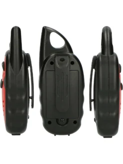 Alecto Multimedia FR-05RD - Walkie Talkie Set Für Kinder - Reichweite Von Bis Zu 3 Kilometern, Schwarz/rot Walkie Talkies Walkie Talkie Walkie Talkie Walky Talky Mtreisen -Elektronikpunkt 7915471b38592e16d62f15528d96a0ab