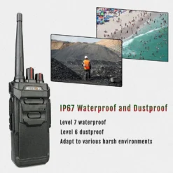 Retevis RT648 Funkgeräte, IP67-Handfunkgeräte Mit USB Ladestationen, PMR446 Lizenzfreies Walkie Talkie Mit 1200mAh Batterie, Notfallalarm, VOX, Squelch, CTCSS / DCS, Für Outdoor, Skifahren, Notfall( 5Stück, Schwarz) -Elektronikpunkt 79c4900ade209f09b90428a94b8ad203