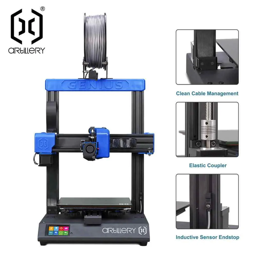 Artillery® Genius Pro & Genius 3D-Drucker Mit Ultraleisem Schrittmotor TFT-Touchscreen-Unterstützung Filament Runout Erkennung Und Stromausfallfunktion 12 Artillery® Genius Pro & Genius 3D-Drucker Mit Ultraleisem Schrittmotor TFT-Touchscreen-Unterstützung Filament Runout Erkennung Und Stromausfallfunktion – Bild 10