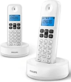 Kabelloses Telefon Philips D1612W/34 1,6" 300 MAh GAP (2 Pcs) Weiß