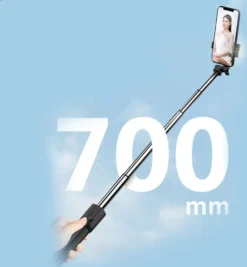 2023 Bluetooth Wireless Selfie Stick Mini Ausziehbares Einbeinstativ Mit Fernauslöser Mit Fülllicht Für Android Phone Ios Schwarz -Elektronikpunkt 7c194e5c0c9c9128d91ca9d050917082