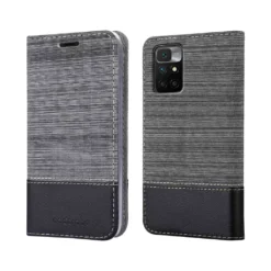 Cadorabo Hülle Für Xiaomi RedMi 10 / RedMi NOTE 11 4G Schutzhülle In Grau Handy Hülle Etui Book Case Cover -Elektronikpunkt 7ccdba392f93f11a4563f120a5ee8363