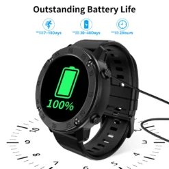 Blackview Smartwatch Herren, X5 Smart Watch Fitnessuhr Rund Volle Touchscreen 5ATM Wasserdicht Sportuhr Fitness Tracker Mit Pulsuhr Schlafmonitor Schrittzähler Damen Aktivitätstracker Für IOS Android -Elektronikpunkt 7d599c83bb87fc48065f56d3f381c762