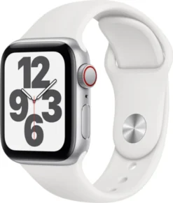 Apple Watch SE Aluminium Cellular Silver, Sport Band White, MYEF2FD/A, 40mm -Elektronikpunkt 7edfff8b2ec6b75b35ae86d63236f5da