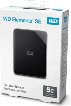 WD Elements SE - 5000 GB - 3.2 Gen 1 (3.1 Gen 1) - Schwarz -Elektronikpunkt 7f8470a472c5905807e06e96f45172e1