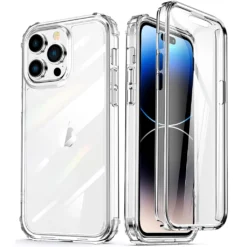Für Apple IPhone 14 Pro Max Handy Tasche 360 Grad Full Body Etuis Hülle Mit Verstärkten Ecken