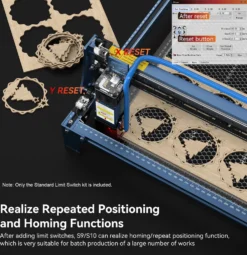 SCULPFUN S9/S10 Graviermaschinen Standard-Endschalter Offene Homing-Positionierungsfunktion Perfekte Anpassung S9/S10 Gravier- Und Schneidemaschine Geeignet Fuer 45°-V-Schlitz-Aluminiumtraeger Einfach Zu Installierende Direkte Verwendung Von Upgrade-Teilen -Elektronikpunkt 81b567553277a436196312589bca2d43 1