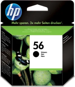 HP Tintenpatrone Nr. 56 C6656AE Schwarz (ca. 520 Seiten)