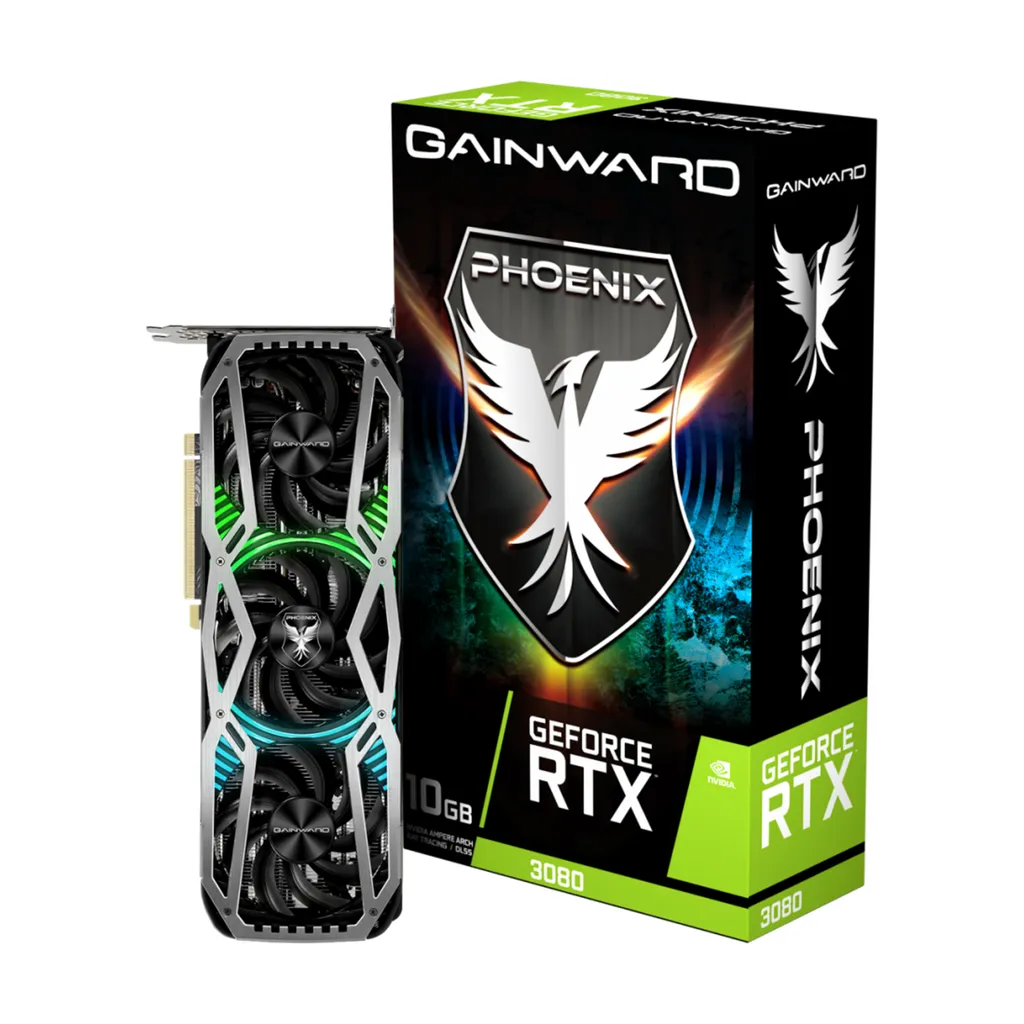 Gainward GeForce RTX 3080 Phoenix - Grafikkarten - GF RTX 3080 - 10 GB 3 Gainward GeForce RTX 3080 Phoenix - Grafikkarten - GF RTX 3080 - 10 GB