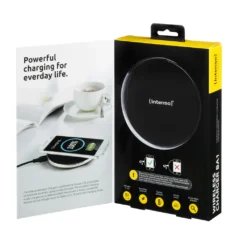 Intenso Wireless Charger BA1, Inkl. Adapter +1,5m Ladekabel, Schwarz -Elektronikpunkt 83c7724bf96ebc16bdca0eb28718eb87