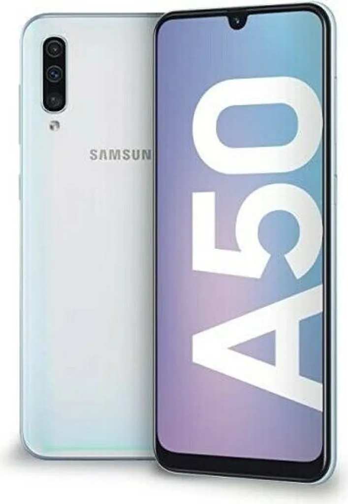 Samsung Smartphone Galaxy A50 16,21cm (6,2 Zoll) A505F, 4GB RAM, 128GB Speicher, DualSIM, Farbe: Weiß 7 Samsung Smartphone Galaxy A50 16,21cm (6,2 Zoll) A505F, 4GB RAM, 128GB Speicher, DualSIM, Farbe: Weiß – Bild 5