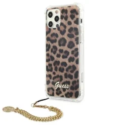 Guess Gold Chain Collection Smartphone Case Mit Kette Für Apple IPhone 12 / 12 Pro Leoparden Muster -Elektronikpunkt 85e03542a942934b1b9ecd20124fc6ec