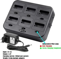 Retevis RT24V Freenet Funkgeräte Set, Professionelle PMR Funkgerät Großer Reichweite, Walkie Talkie Mit Headset 6-Wege-Ladegerät, 6 Kanäle Für Security, Polizei, Veranstaltung(6 Stück, Schwarz) -Elektronikpunkt 86b8d0f3a5ae7636cc21c965e14ee656