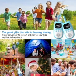 Spielzeug Für Kinder Im Alter Von 3–14 Jahren, Walkie-Talkie Für Jungen Und Mädchen, 22-Kanal-Handfunkgerät Mit Hintergrundbeleuchteter LCD-Taschenlampe, 3 Km Lange Reichweite Für Camping, Wandern, Outdoor-Abenteuer,Blue+Blue -Elektronikpunkt 86f3fb1c17d9a39c7fa50f0829612dad