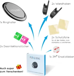 Ring Handy Fingerhalter Handy-Ring 360° Ringhalter Handy Ständer Ring Halterung -Elektronikpunkt 88dfb8b5e5165a3b126f90f845af70b5