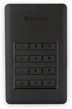 VERBATIM 2,5'' 2TB HDD Secure USB 3.1 Mit Tastatur-Zugriff -Elektronikpunkt 8c8bc353350fdd3fef48754ad7a99279