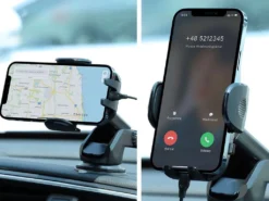 Joyroom Autotelefonhalter Mit Ausziehbarem Teleskoparm Für Armaturenbrett Und Windschutzscheibe Schwarz (JR-ZS259) -Elektronikpunkt 8d8617a024222d9450a518e863882d20