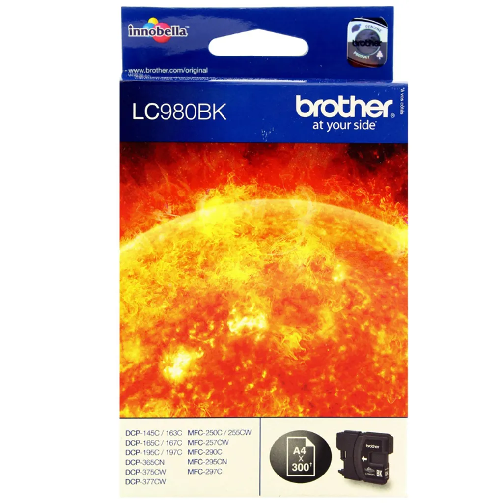 Brother LC980BK Druckerpatrone Schwarz 3 Brother LC980BK Druckerpatrone Schwarz