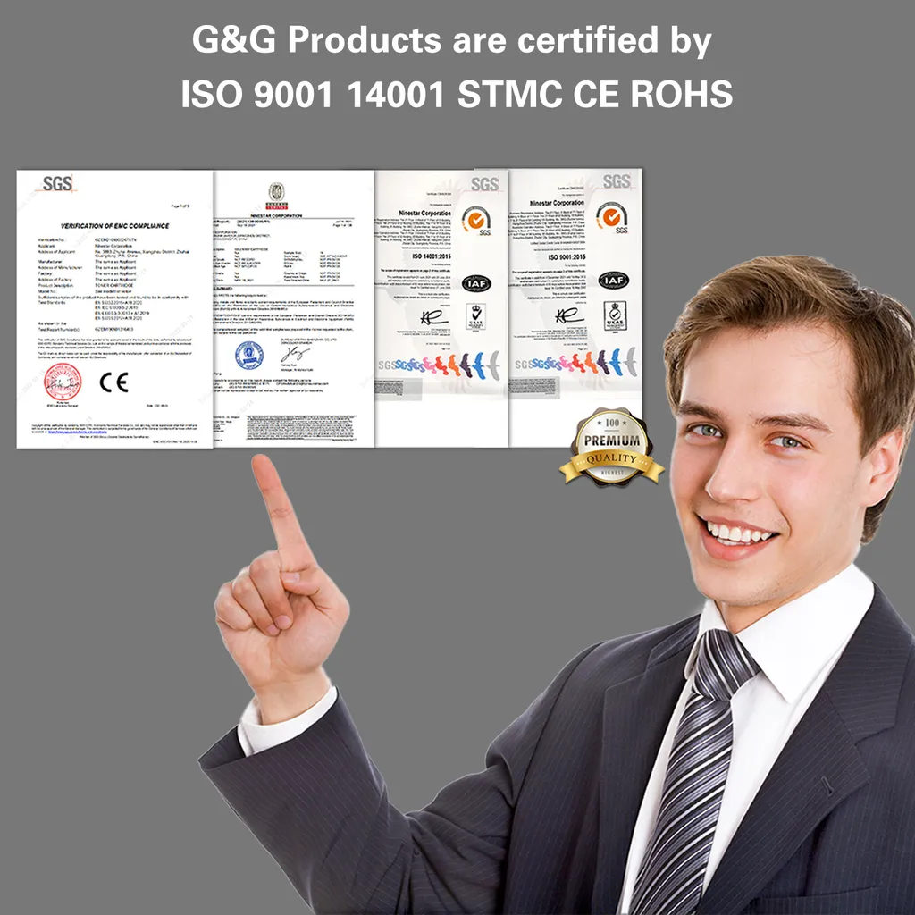 G&G Toner Alternative Für HP 201X (CF400X-CF401X-CF402X-CF403X) Multipack - Hohe Kapazität Eigenmarke 6 G&G Toner Alternative Für HP 201X (CF400X-CF401X-CF402X-CF403X) Multipack - Hohe Kapazität Eigenmarke – Bild 4