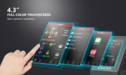 Longer Aufgerüstet LK5 Pro 3D Drucker, Verbessertes Doppelgebläse-Kit, Abnehmbare Carborundum Glasplattform, Druckgröße 300 X 300 X 400mm, Silent Motherboard, Open Source -Elektronikpunkt 8e75e5a16f4febb1d5da5479ff180507