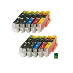 10 Drucker Patrone Für Canon PIXMA MG5750 MG5751 MG 5752 5753 6800 6850 Mit CHIP