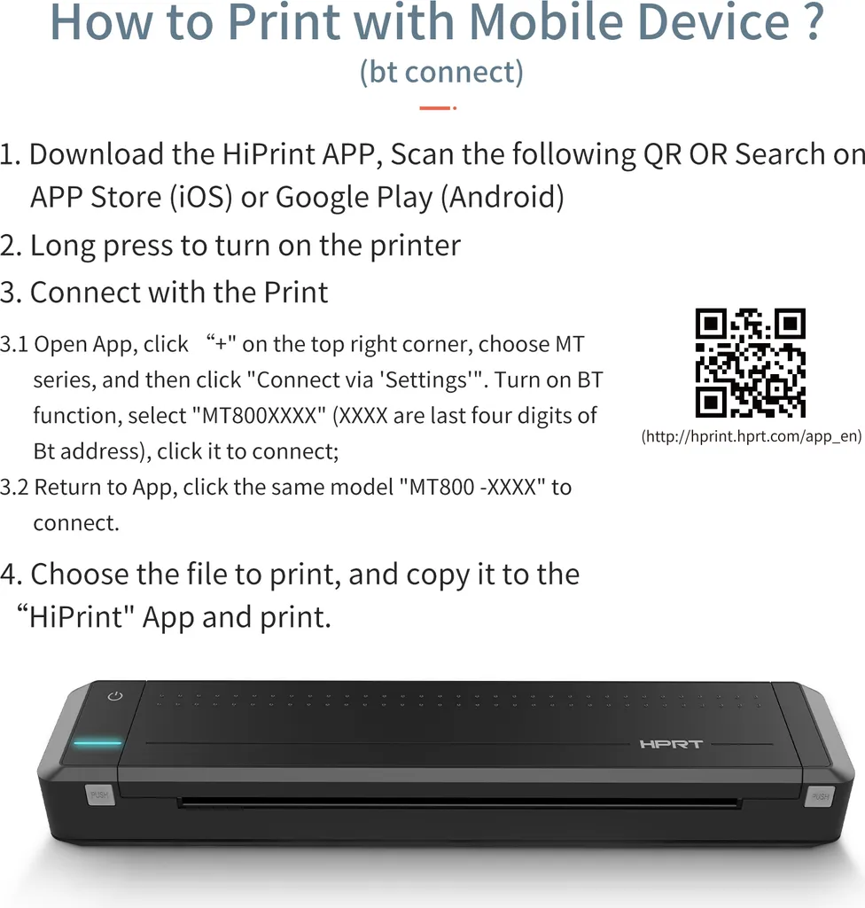 HPRT MT800 A4 Tragbarer Thermotransferdrucker Drucker Kabellos Und USB-Anschluss Mit Mobilem Computer Für Büro, Schule, Auto, Reisedrucker Mit 1 Farbbandrolle, Kompatibel Mit Windows-System, Tintenloser Druck, PDF-Datei, Webseite, Vertragsbild 10 HPRT MT800 A4 Tragbarer Thermotransferdrucker Drucker Kabellos Und USB-Anschluss Mit Mobilem Computer Für Büro, Schule, Auto, Reisedrucker Mit 1 Farbbandrolle, Kompatibel Mit Windows-System, Tintenloser Druck, PDF-Datei, Webseite, Vertragsbild – Bild 8