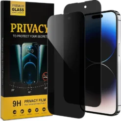 Privacy Schutzfolie Für IPhone 14 Pro Glas Sichtschutz Anti-Spy Glasfolie 2 Stück