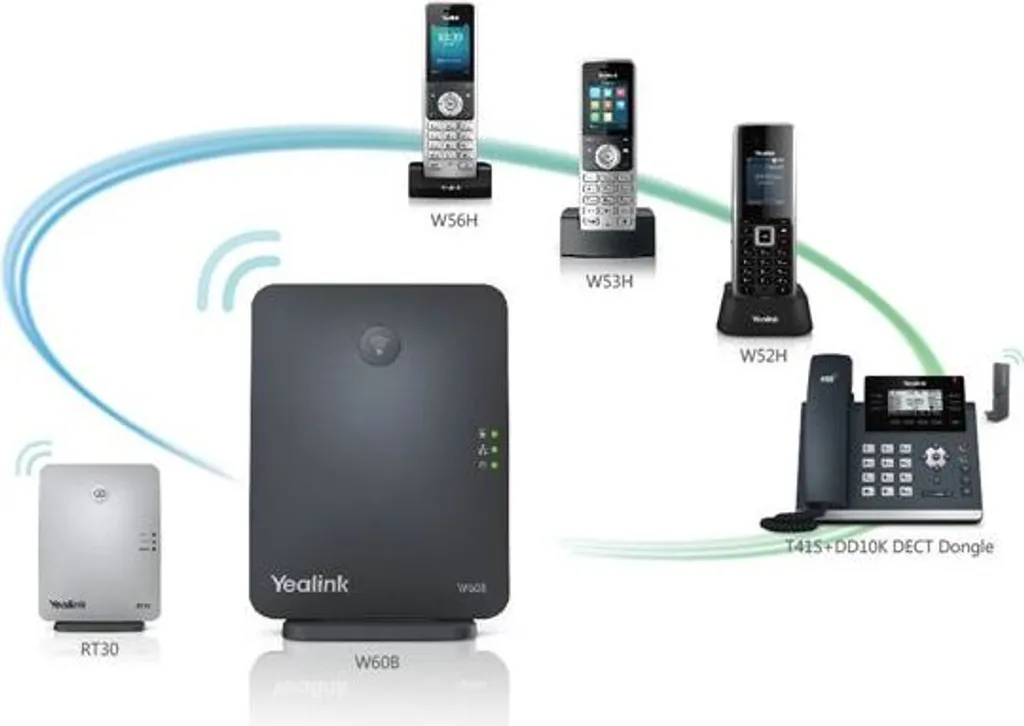 Yealink DECT Telefon W53P (Basis + Handset) 7 Yealink DECT Telefon W53P (Basis + Handset) – Bild 5