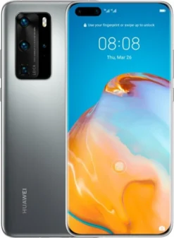 Huawei Smartphone P40 Pro 16,7cm (6,58 Zoll), 8GB RAM, 256GB Speicher, 50MP Kamera, Farbe: Silber -Elektronikpunkt 92209ef94ac32bfb7035af9f4729e478