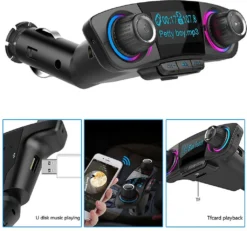 FM-Sender Im Fahrzeug - Bluetooth 4.0 + EDR-Freisprecheinrichtung über Zigarettenanzünder 10 FM-Sender Im Fahrzeug - Bluetooth 4.0 + EDR-Freisprecheinrichtung über Zigarettenanzünder -Elektronikpunkt 92533dcb806acf4af3672510d01797f7