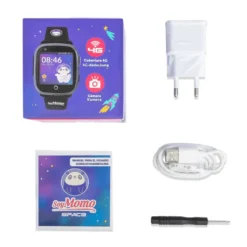 SoyMomo Space 4G - Telefon Uhr Für Kinder (SIM-frei) - 4G, Videoanrufe, Anrufe, (Sprach)Nachrichten, Schulmodus, SOS-Funktion, GPS, Kamera, Taschenlampe Und Schrittzähler (SCHWARZ) -Elektronikpunkt 93b8bdacbf44c7ca86e45f01b3ade4bd