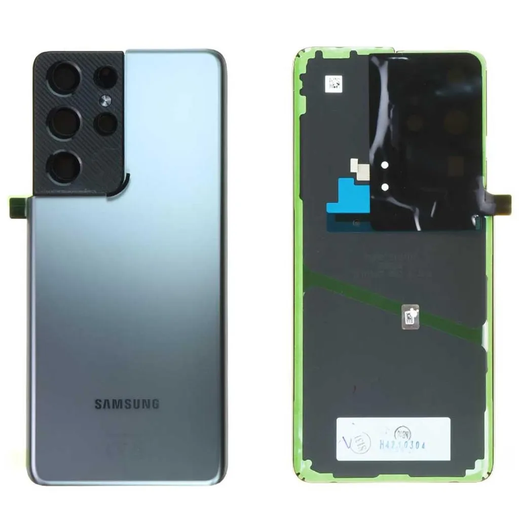 Original Samsung Galaxy S21 Ultra 5G G998B GH82-24499C Akkudeckel Battery Cover Backcover Rückseite Kamera Linse Titanium Grau 6 Original Samsung Galaxy S21 Ultra 5G G998B GH82-24499C Akkudeckel Battery Cover Backcover Rückseite Kamera Linse Titanium Grau – Bild 4
