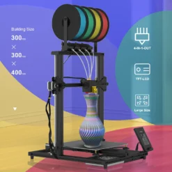 3D Drucker ZONESTAR Z8PM4 PRO FDM 300 X 300 X 400 Mm Baubereich 4-IN-1-OUT Ganzmetall-Extruder Mix-Farbdruck Mit 4,3-Zoll-TFT-LCD-Unterstützung Automatische Filamenterkennung Hohe Präzision Für PLA/PLA+/PETG 1,75-mm-Filament Kompatibel Mit Windows/Mac Betriebssystem/Linux-System -Elektronikpunkt 94ab39c02dd99e8208fd6b60ed0bfa8f