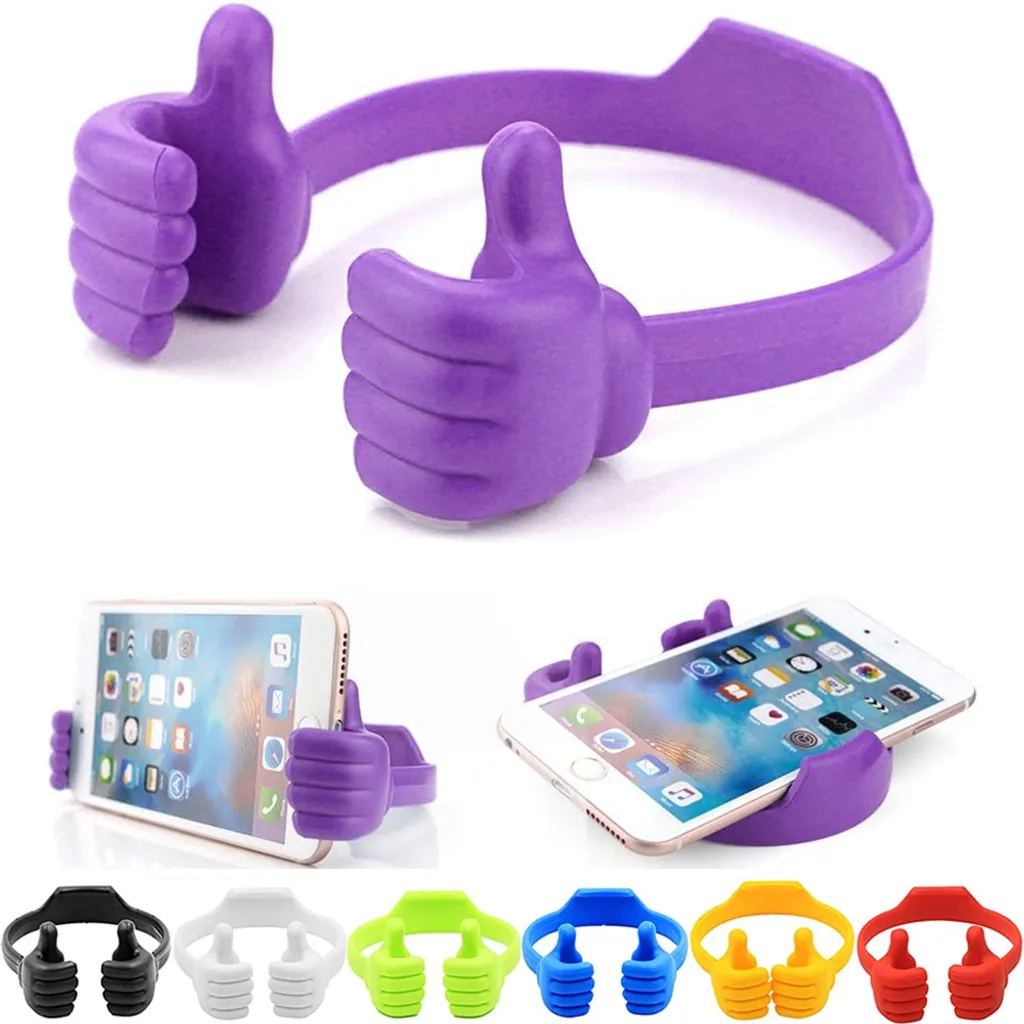 6x Thumbs Up Handy Halterungen Tablet Handyständer Verstellbare Desktop Handyhalter Zum Faulen Ansehen Von Filmen 3 6x Thumbs Up Handy Halterungen Tablet Handyständer Verstellbare Desktop Handyhalter Zum Faulen Ansehen Von Filmen