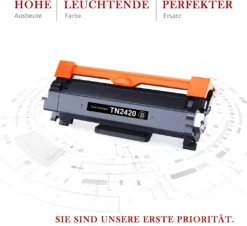 2 XXL Toner Für Brother TN2420 TN 2420 MFC L2710DN L2750DW HL L2350DW L2730DN DCP L2530DW -Elektronikpunkt 95529f8d1bed23498c16ee9f9526ef59