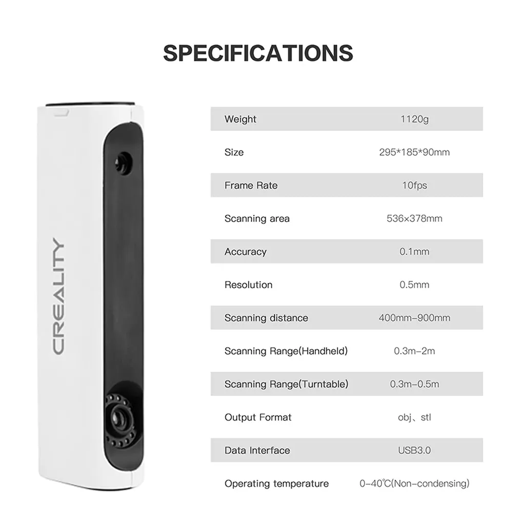 Creality Aktualisiert CR-Scan01 3D-Scanner 3D-Modellierungsscanner 13 Creality Aktualisiert CR-Scan01 3D-Scanner 3D-Modellierungsscanner – Bild 11
