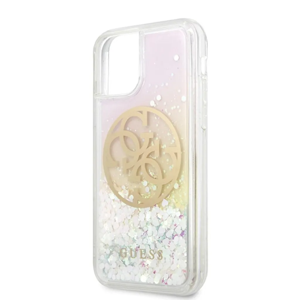 Guess Für IPhone 11 PRO Schutzhülle Handyhülle Hülle Case Cover Liquid Glitter Circle Logo 5 Guess Für IPhone 11 PRO Schutzhülle Handyhülle Hülle Case Cover Liquid Glitter Circle Logo – Bild 3