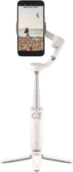 DJI OM 5 Gimbal Smartphone, 3-Achsen Stabilizer, Integrierter Verlngerungsstab, Handlicher Und Faltbarer Handy Gimbal Mit ShotGuides, Vlog-Stabilisierung, YouTube & TikTok-Videos, Wei -Elektronikpunkt 9a892ddc20d90395510e30344baa943f