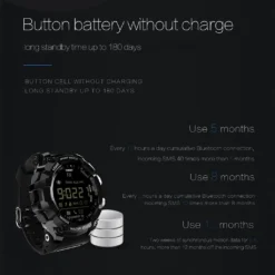 Smartwatch Leuchtzifferblatt Bluetooth-Uhr Fitnesstracker Fitnessarmband Schlafmonitor Schrittzähler, Schwarz -Elektronikpunkt 9aad68a8e9393aed71ff5dfc1c6e469b