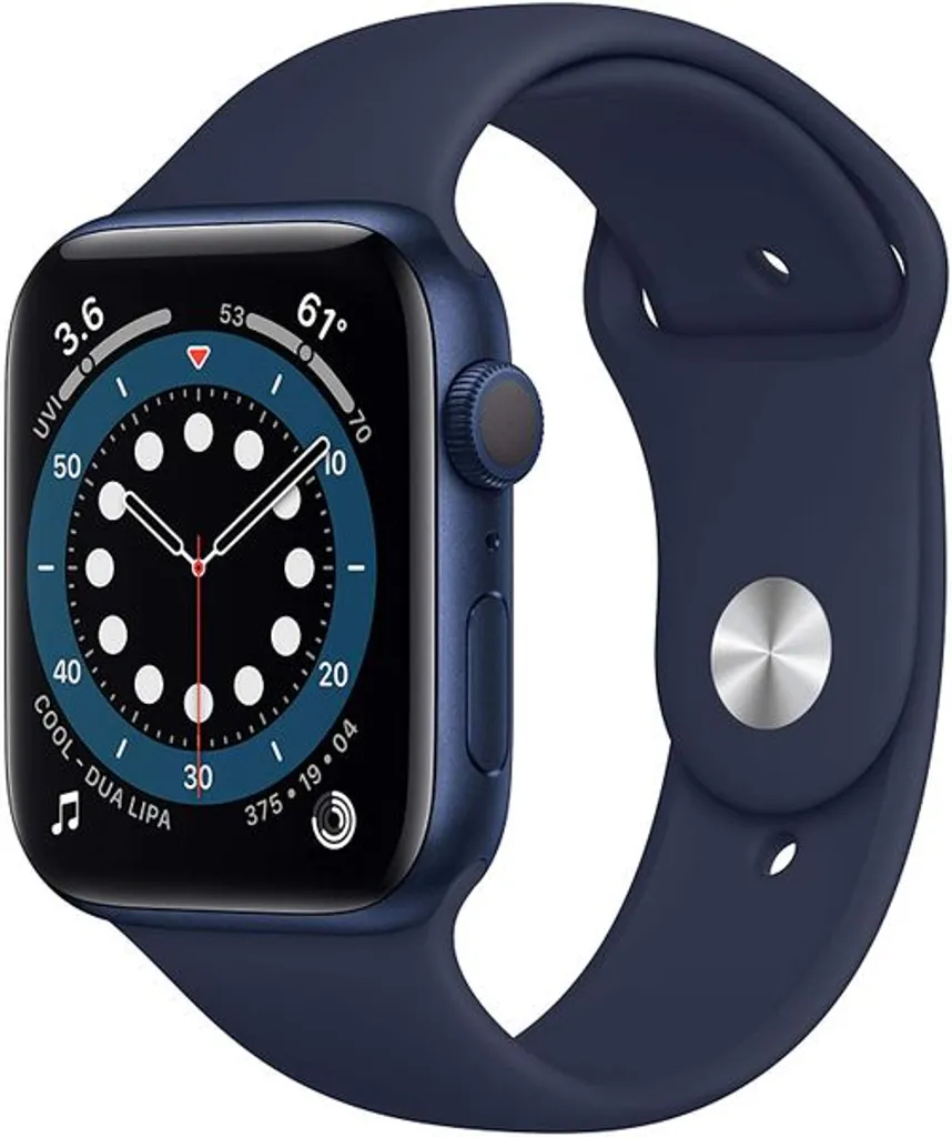 Apple Watch Series 6 GPS 40mm Aluminium Blue Sportarmband Dunkelmarine 8 Apple Watch Series 6 GPS 40mm Aluminium Blue Sportarmband Dunkelmarine – Bild 6