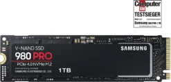 Samsung M.2 SSD 980 Pro, 1 TB, NVMe, 2280 -Elektronikpunkt 9d700fc95a51287989c1e06e1868f072