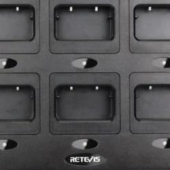 Retevis RT24 RT28 RT24V RT21 Walkie Talkie 6-Wege-Ladegerät Funkgerät Multi-Ladegerät Walkie Talkie Ladegerät Kann 6 Funkgeräte Oder 6 Batterieladegeräte (Schwarz) -Elektronikpunkt 9e32546ad1e3ad676caa33fbf9d8ddd4