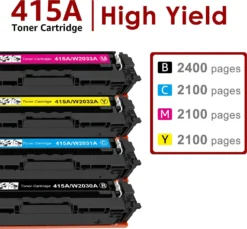 4er Kompatible 415A Toner Kartusche Für HP 415A W2030A W2031A W2032A W2033A Ersatz Für HP Color Laserjet Pro MFP M479dw M479fdw M479fdn Pro M454dw (kein Chip) -Elektronikpunkt 9e4aceaf70389f50dab9485aefbbf9a9