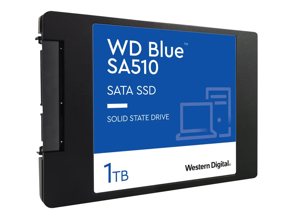 SATA-SSD WD Blue SA510, 1 TB, 7mm, Intern 4 SATA-SSD WD Blue SA510, 1 TB, 7mm, Intern – Bild 2